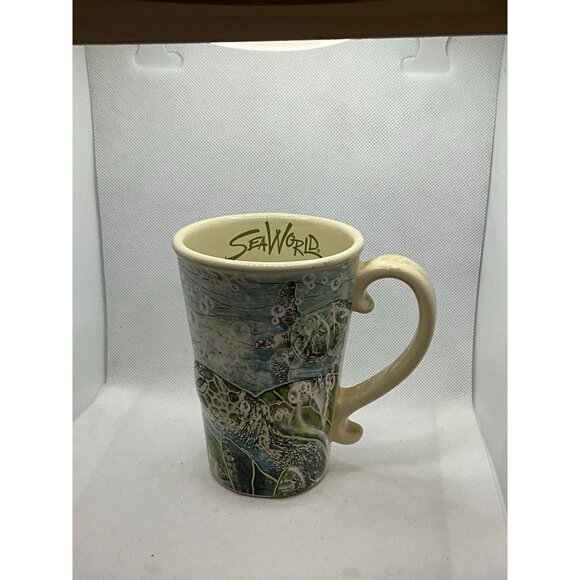 SeaWorld Sea Turtle Ceramic Mug 16oz Fun Drinkware for Ocean Lovers - Picture 11 of 11